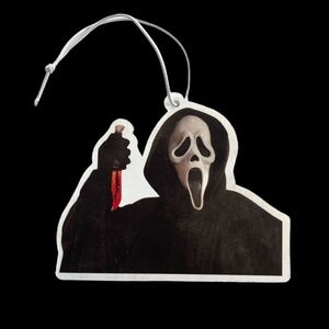 Ghostface Scream Custom Car Air Freshener | New Car Scent